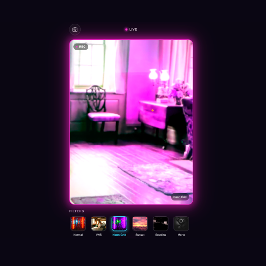 neon photo booth preview image